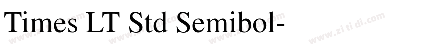 Times LT Std Semibol字体转换 Times LT Std Semibol字体转换